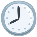🕗 «Eight O’clock» Emoji para Facebook / Messenger - Versión de la aplicación Messenger