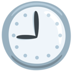 🕘 «Nine O’clock» Emoji para Facebook / Messenger - Versión de la aplicación Messenger
