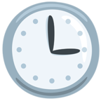🕒 «Three O’clock» Emoji para Facebook / Messenger - Versión de la aplicación Messenger