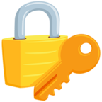 🔐 «Locked With Key» Emoji para Facebook / Messenger - Versión de la aplicación Messenger