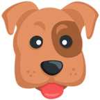 🐶 Смайлик Facebook / Messenger «Dog Face» - В Messenger'е