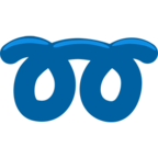 ➿ Facebook / Messenger «Double Curly Loop» Emoji - Version de l'application Messenger