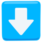 ⬇ Facebook / Messenger «Down Arrow» Emoji - Messenger Application version