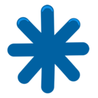 ✳ «Eight-Spoked Asterisk» Emoji para Facebook / Messenger - Versión de la aplicación Messenger