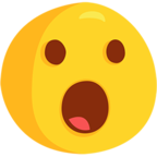 😮 «Face With Open Mouth» Emoji para Facebook / Messenger - Versión de la aplicación Messenger