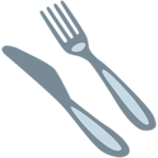🍴 «Fork and Knife» Emoji para Facebook / Messenger - Versión de la aplicación Messenger