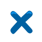 ✖ «Heavy Multiplication X» Emoji para Facebook / Messenger - Versión de la aplicación Messenger