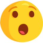 😯 «Hushed Face» Emoji para Facebook / Messenger - Versión de la aplicación Messenger