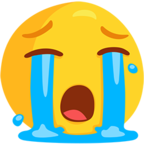 😭 Facebook / Messenger «Loudly Crying Face» Emoji - Version de l'application Messenger