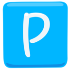 🅿 Facebook / Messenger «P Button» Emoji - Messenger-Anwendungs version
