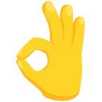 👌 «OK Hand» Emoji para Facebook / Messenger - Versión de la aplicación Messenger