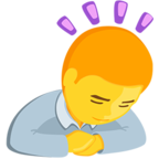 🙇 «Person Bowing» Emoji para Facebook / Messenger - Versión de la aplicación Messenger