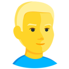 👱 «Blond-Haired Person» Emoji para Facebook / Messenger - Versión de la aplicación Messenger