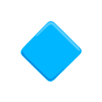 🔹 «Small Blue Diamond» Emoji para Facebook / Messenger - Versión de la aplicación Messenger