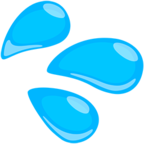 💦 Facebook / Messenger «Sweat Droplets» Emoji - Messenger-Anwendungs version