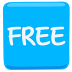 🆓 Facebook / Messenger «Free Button» Emoji - Messenger-Anwendungs version
