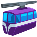 🚟 «Suspension Railway» Emoji para Facebook / Messenger - Versión de la aplicación Messenger