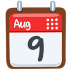📆 «Tear-Off Calendar» Emoji para Facebook / Messenger - Versión de la aplicación Messenger