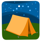 ⛺ Смайлик Facebook / Messenger «Tent» - В Messenger'е
