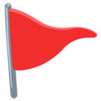 🚩 «Triangular Flag» Emoji para Facebook / Messenger - Versión de la aplicación Messenger