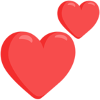 💕 Facebook / Messenger «Two Hearts» Emoji - Messenger-Anwendungs version