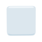 ◻ Facebook / Messenger «White Medium Square» Emoji - Messenger-Anwendungs version