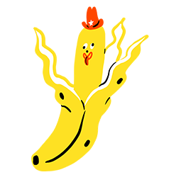 La grande fête des bananes Facebook sticker #9