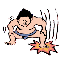 Increíble luchador de sumo Facebook sticker #11
