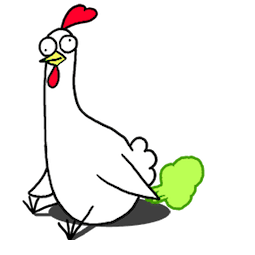 Mon super pote poulet Facebook sticker #3
