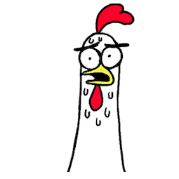 Mon super pote poulet Facebook sticker #8