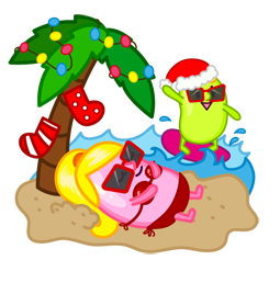 Funnyeve Holidays Facebook sticker #10