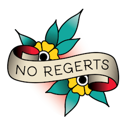 No Regrets Facebook sticker #15