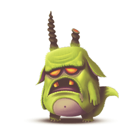 Monster mit Mucken Facebook sticker #23