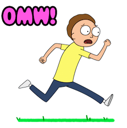 Rick and Morty Facebook sticker #9