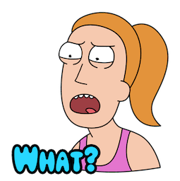 Rick and Morty Facebook sticker #12