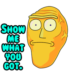 Rick and Morty Facebook sticker #13