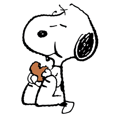 Dilo con Snoopy Facebook sticker #3