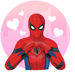 Facebook Spider-Man: Homecoming stickers