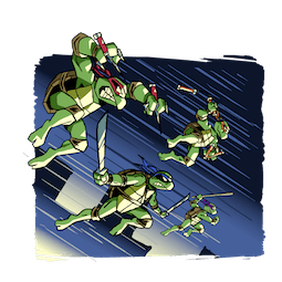 Tortugas ninja mutantes adolescentes Facebook sticker #15