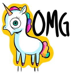 El unicornio Ulises Facebook sticker #10