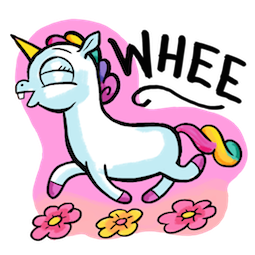 El unicornio Ulises Facebook sticker #11
