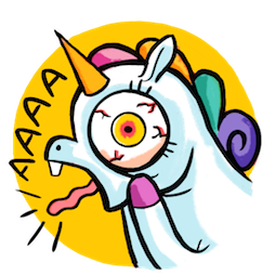 El unicornio Ulises Facebook sticker #14
