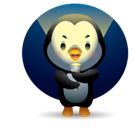 Pingouins d’Halloween Facebook sticker #8