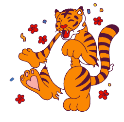 Year of the Tiger Facebook sticker #4